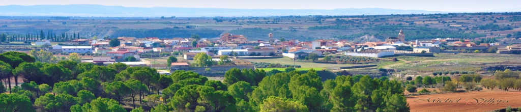 Panorámica del pueblo de Abengibre.