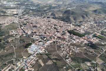 Vista aérea de Hellín.