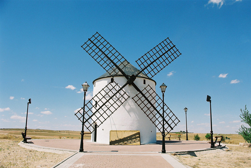 Molino de viento en Barrax.