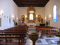 Interior de la Iglesia de Montalvos.