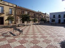 Plaza en Aceuchal.