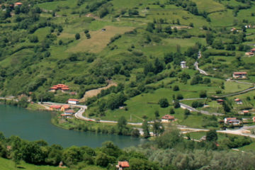 Vista aérea de Quirós.
