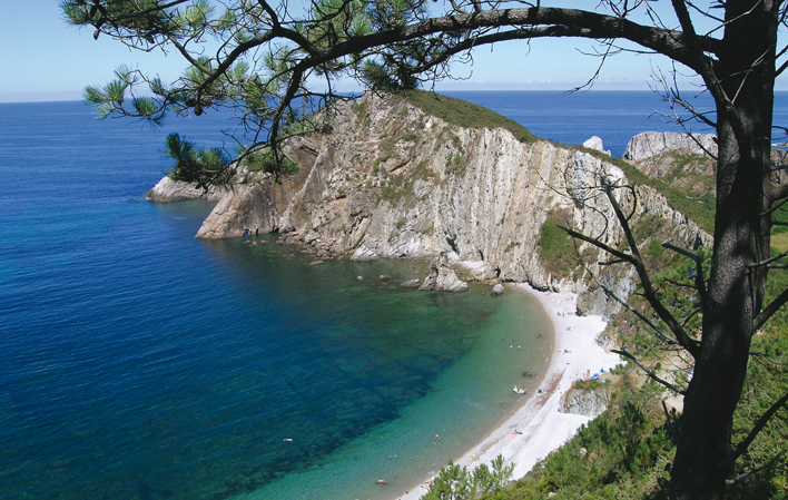 Playa del Silencio en Cudillero.