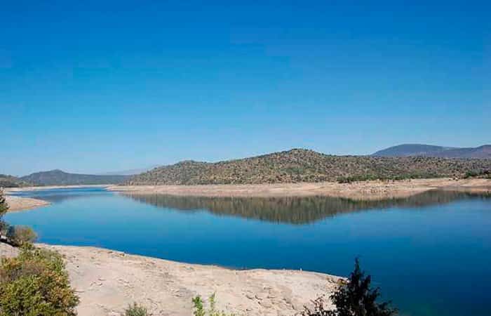 Embalse en El Barraco.