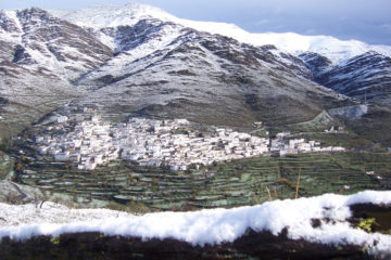 Vista aérea de Senés.