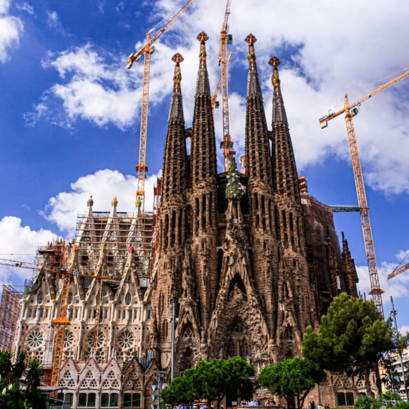 Sagrada Familia en Barcelona.