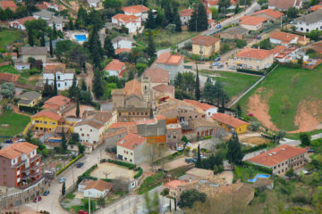 Vista aérea de Bigues i Riells.