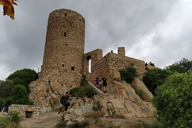 Castillo en Cabrera de Mar.