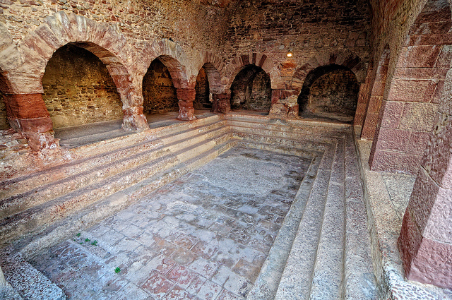 Termas romanas en Caldas de Montbui.