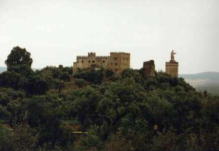 Castillo en La Codosera.