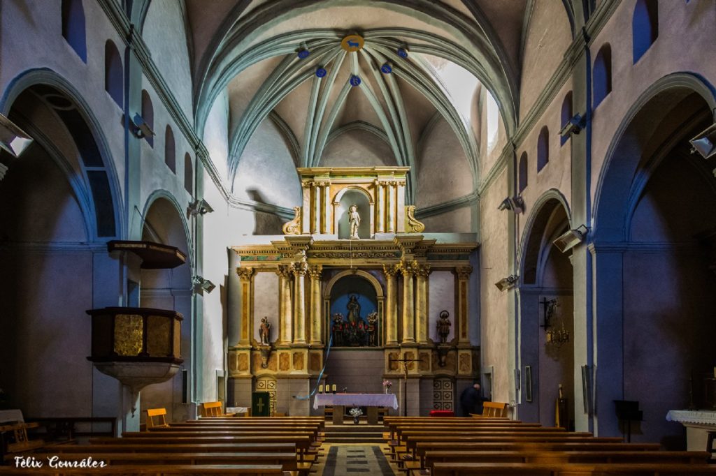 Iglesia en La Llacuna.