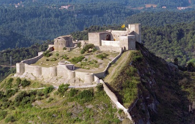 Castillo en La Pobla de Claramunt.