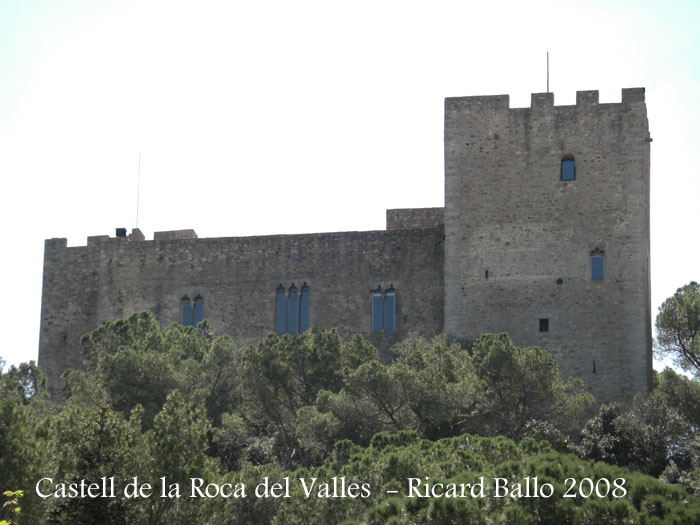 Castillo en La Roca del Vallés.