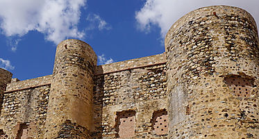 Ruinas romanas en Santa Marta de los Barros.